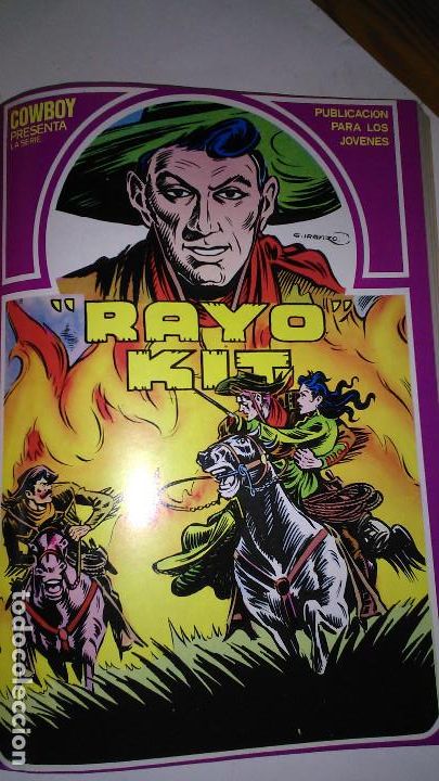 C&oacute;mics: * RAYO KIT * URSUS EDICIONES 1982 * TOMO 12 N&ordm; COMPLETA RETAPADO IMPECABLE * - Foto 7