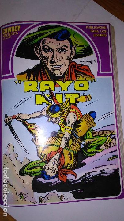 C&oacute;mics: * RAYO KIT * URSUS EDICIONES 1982 * TOMO 12 N&ordm; COMPLETA RETAPADO IMPECABLE * - Foto 8
