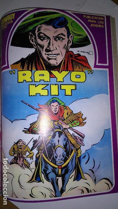 C&oacute;mics: * RAYO KIT * URSUS EDICIONES 1982 * TOMO 12 N&ordm; COMPLETA RETAPADO IMPECABLE * - Foto 10