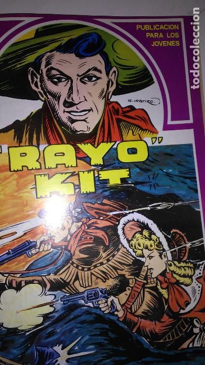 C&oacute;mics: * RAYO KIT * URSUS EDICIONES 1982 * TOMO 12 N&ordm; COMPLETA RETAPADO IMPECABLE * - Foto 13