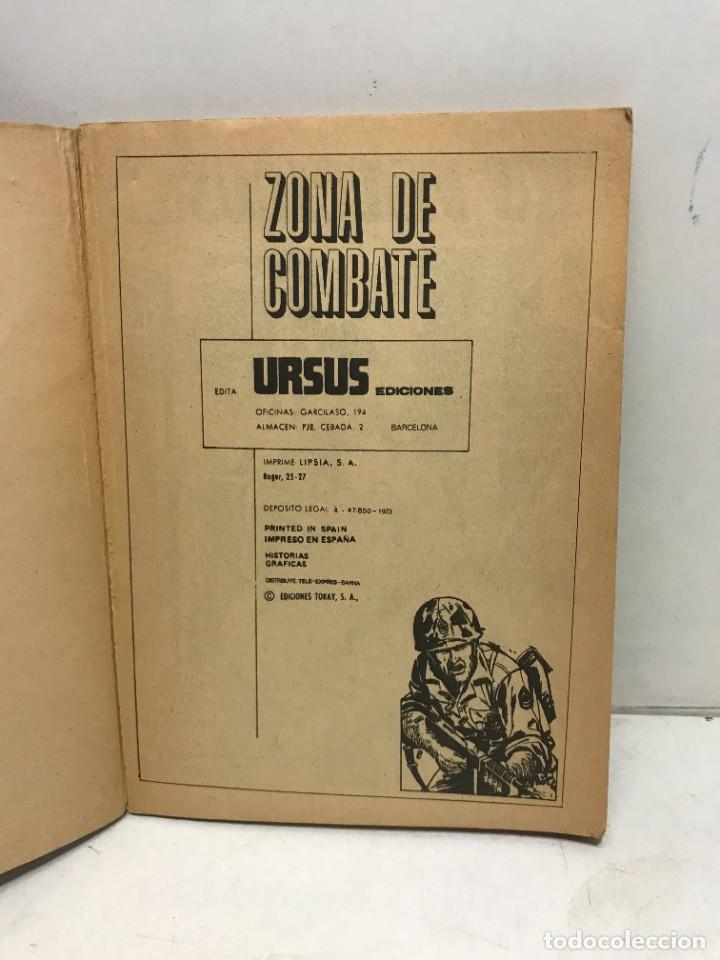 C&oacute;mics: ZONA DE COMBATE .NUMERO 6 1973. LOS VENCIDOS .EDICIONES URSUS - Foto 2