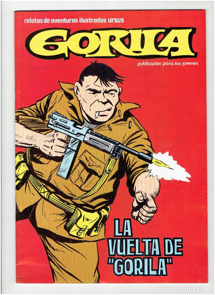 C&oacute;mics: * GORILA * ED. URSUS, 1980 * COMPLETA 8 N&ordm; IMPECABLES * - Foto 3