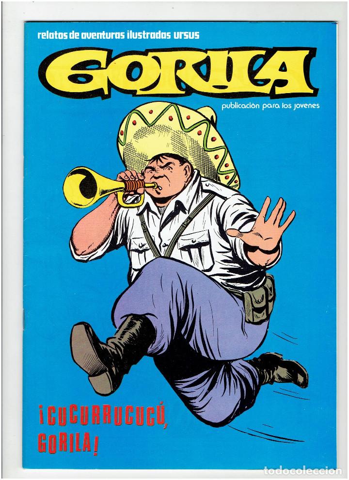 C&oacute;mics: * GORILA * ED. URSUS, 1980 * COMPLETA 8 N&ordm; IMPECABLES * - Foto 4