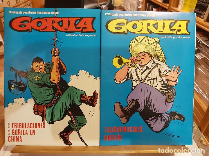 C&oacute;mics: * GORILA * ED. URSUS, 1980 * COMPLETA 8 N&ordm; IMPECABLES * - Foto 1