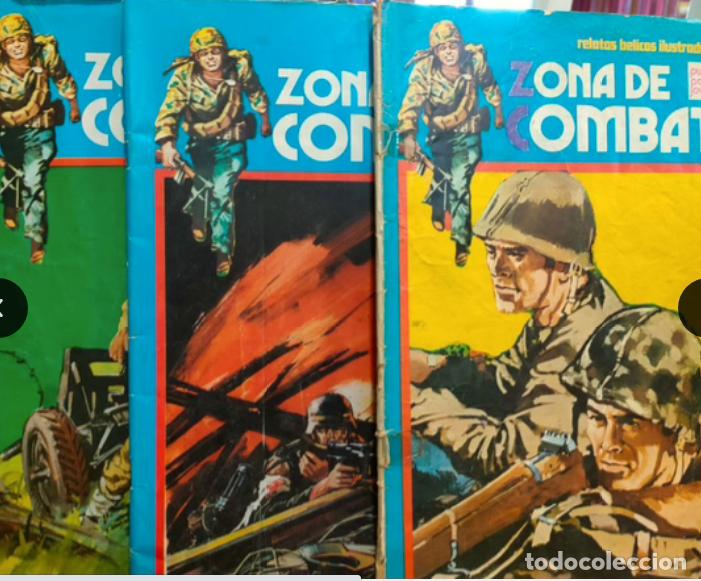 C&oacute;mics: ZONA DE COMBATE.4 EJEMPLARES.URSUS.1973. - Foto 1