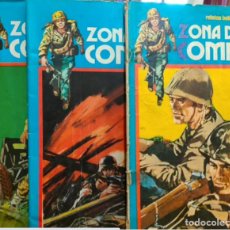 Cómics: ZONA DE COMBATE.4 EJEMPLARES.URSUS.1973.. Lote 315425488