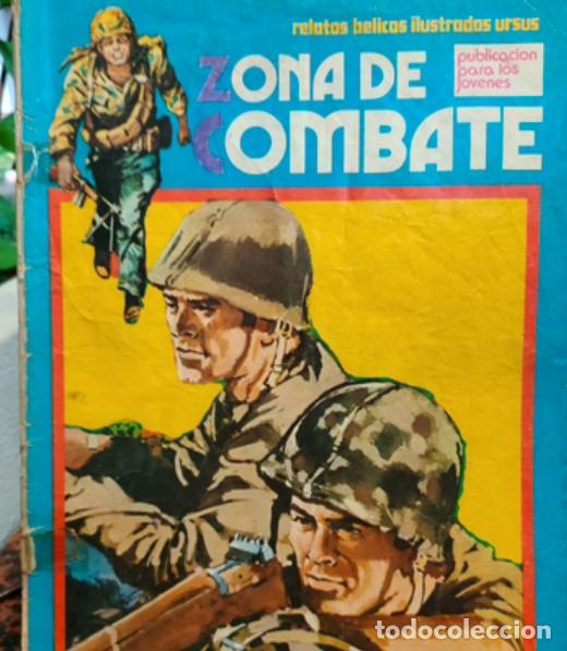 C&oacute;mics: ZONA DE COMBATE.4 EJEMPLARES.URSUS.1973. - Foto 2