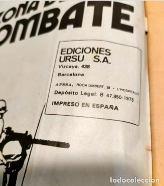 C&oacute;mics: ZONA DE COMBATE.4 EJEMPLARES.URSUS.1973. - Foto 5