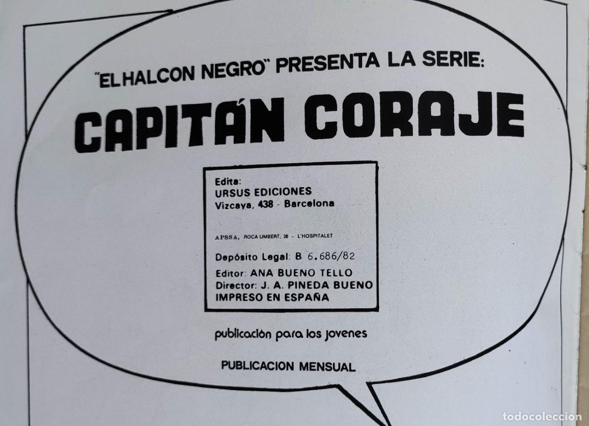 C&oacute;mics: CAPITAN CORAJE N&ordm;8 - 1982 EDICIONES URSUS. - Foto 6