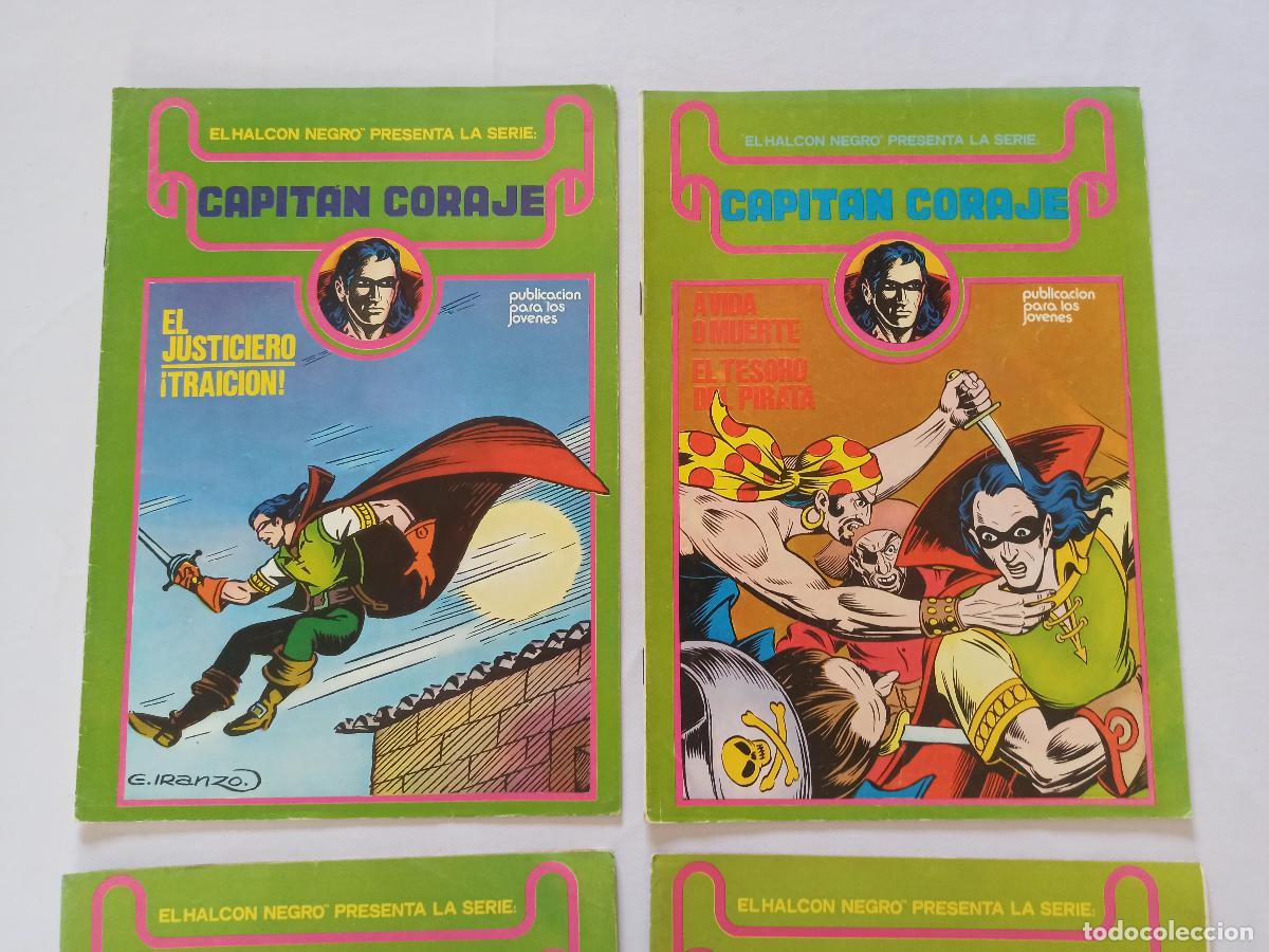 C&oacute;mics: CAPITAN CORAJE N&ordm; 1, 2, 3 Y 4 - EL HALCON NEGRO PRESENTA - URSUS (W2) - Foto 2