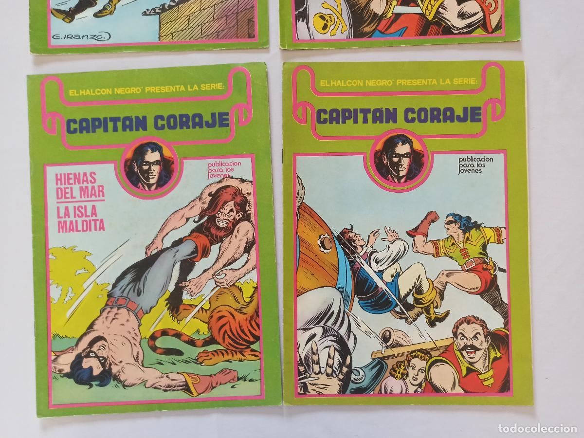C&oacute;mics: CAPITAN CORAJE N&ordm; 1, 2, 3 Y 4 - EL HALCON NEGRO PRESENTA - URSUS (W2) - Foto 3