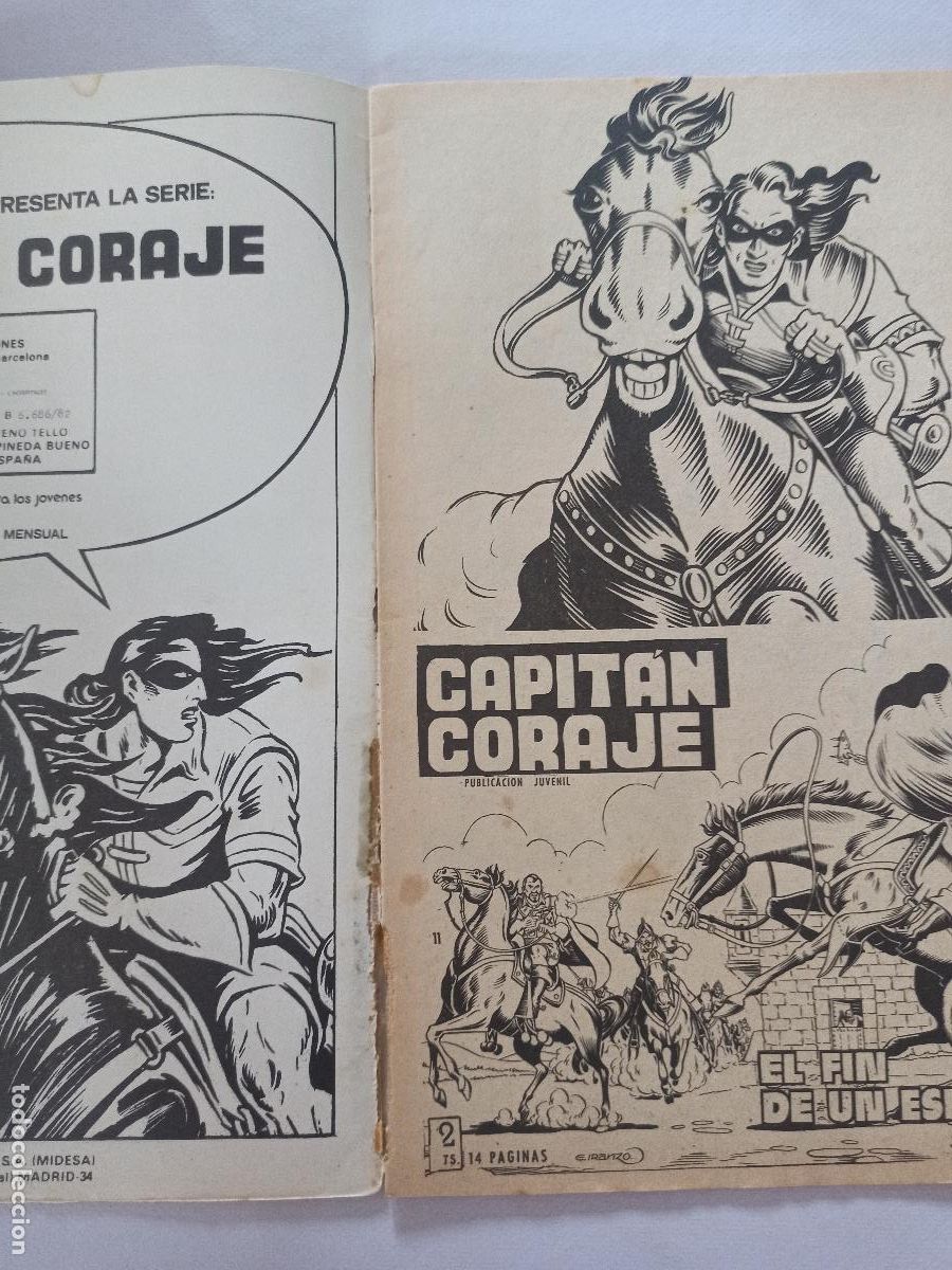 C&oacute;mics: CAPITAN CORAJE N&ordm; 6 - EL HALCON NEGRO PRESENTA - URSUS (GZ) - Foto 4