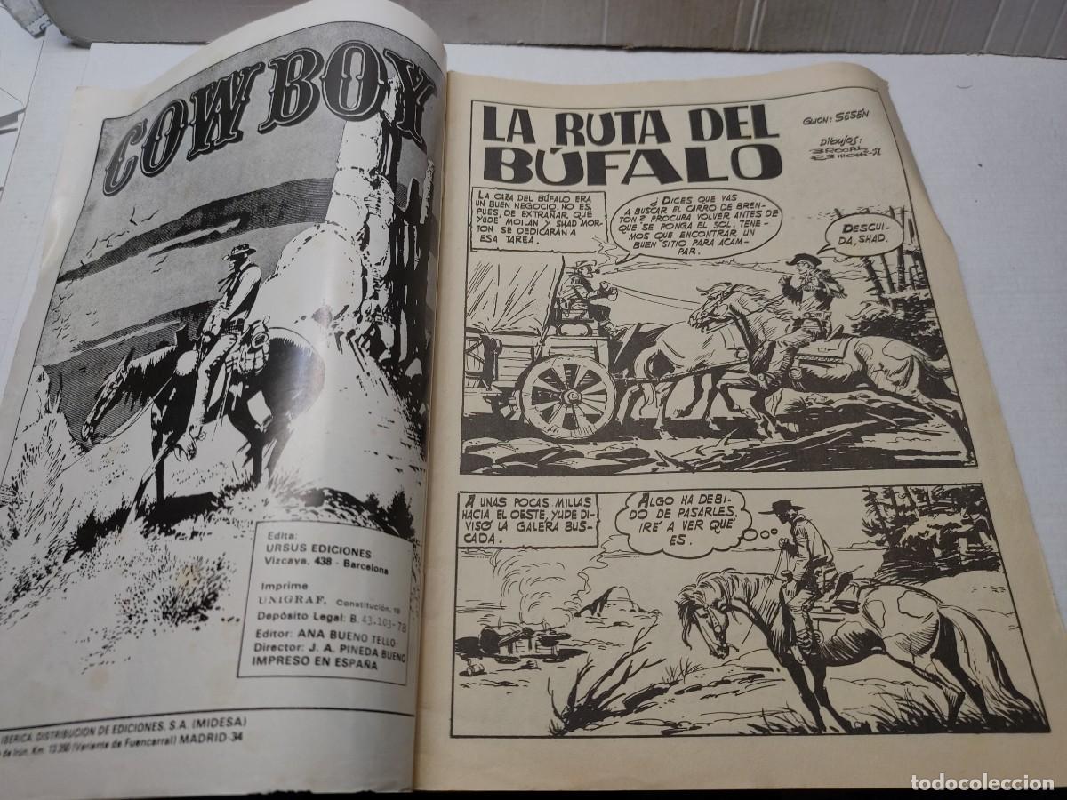 C&oacute;mics: Comic - COWBOY n&deg; 29 - LA RUTA DEL BUFALO - URSUS EDICIONES 1978 - Foto 2