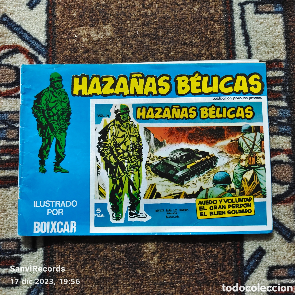 C&oacute;mics: HAZA&Ntilde;AS B&Eacute;LICAS N&deg; 171 - Foto 1