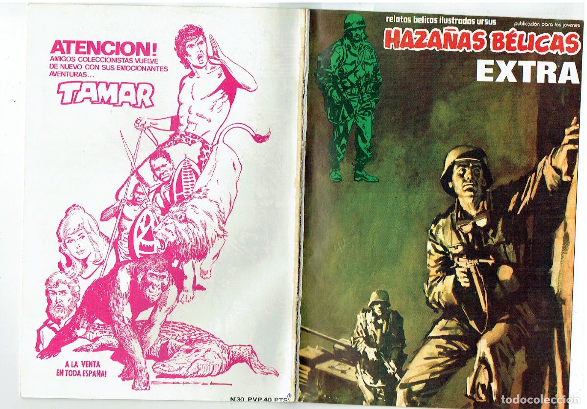 C&oacute;mics: HAZA&Ntilde;AS B&Eacute;LICAS EXTRA. N&ordm; 30. URSUS. (C/A20) - Foto 2