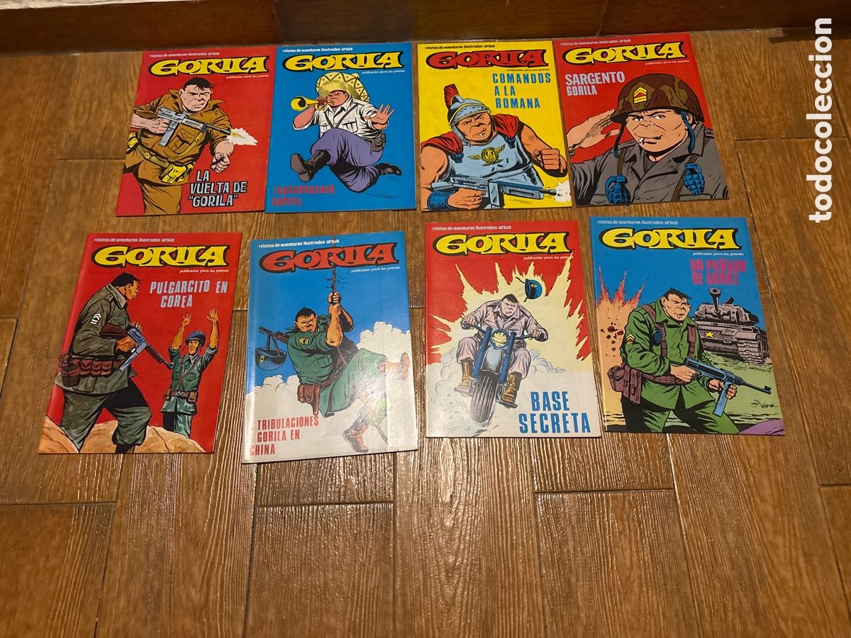 C&oacute;mics: GORILA COLECCION COMPLETA 8 NUMEROS EDITORIAL URSUS - Foto 1