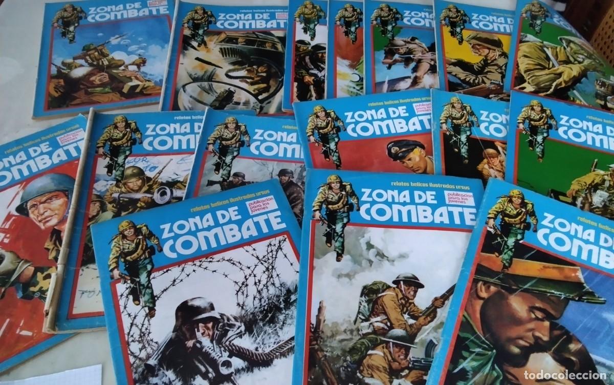 C&oacute;mics: LOTE DE 16 COMICS ZONA DE COMBATE ANTIGUOS DE URSUS - Foto 1