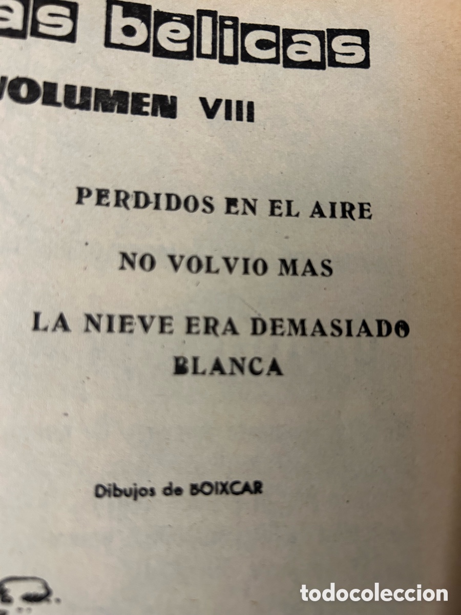 C&oacute;mics: HAZA&Ntilde;AS B&Eacute;LICAS ED.URSUS 1973 - Foto 7
