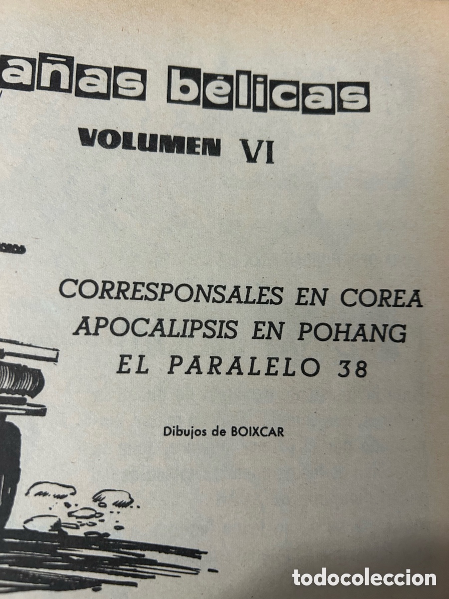 C&oacute;mics: HAZA&Ntilde;AS B&Eacute;LICAS ED.URSUS 1973 - Foto 9