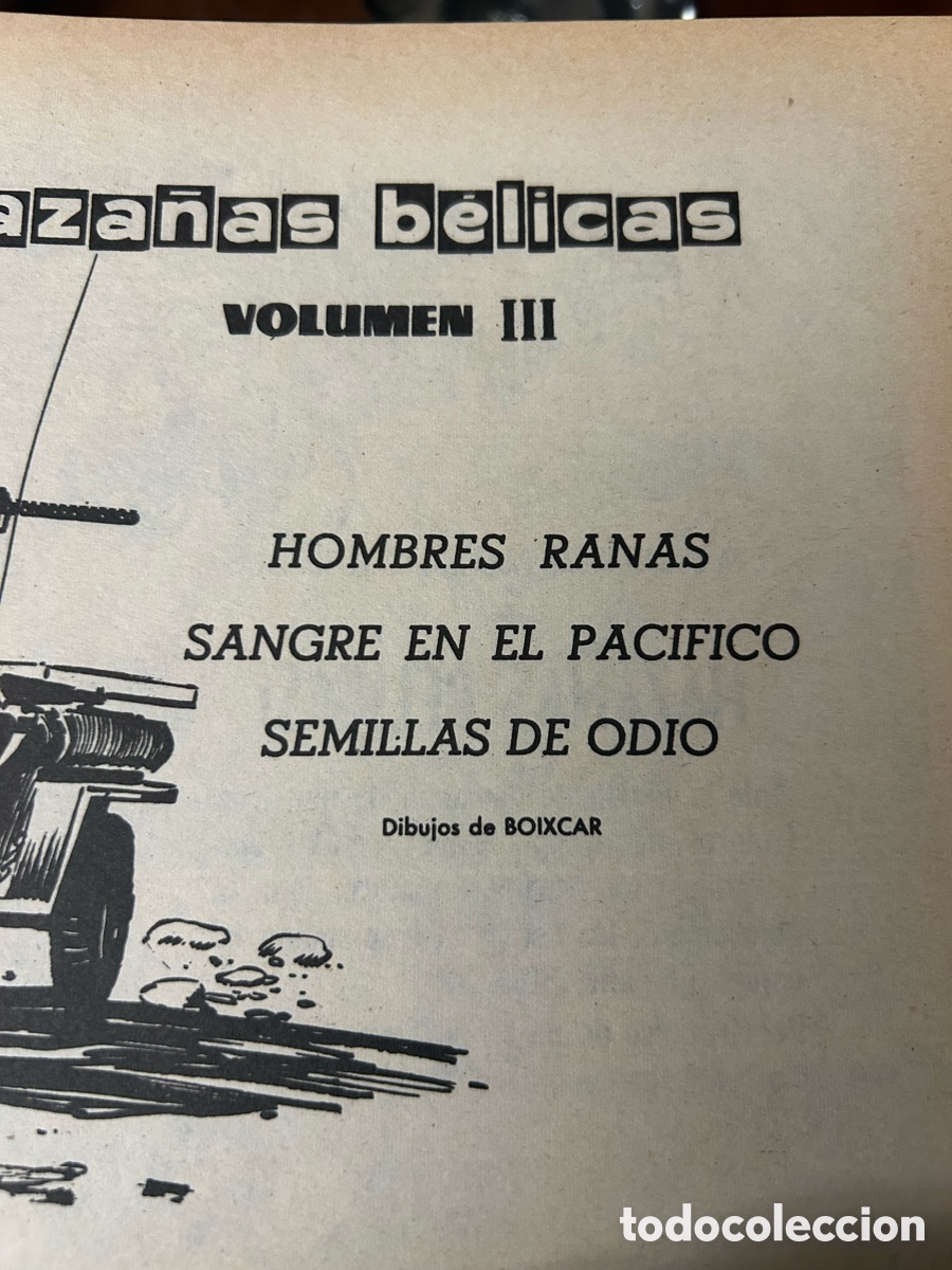 C&oacute;mics: HAZA&Ntilde;AS B&Eacute;LICAS ED.URSUS 1973 - Foto 12