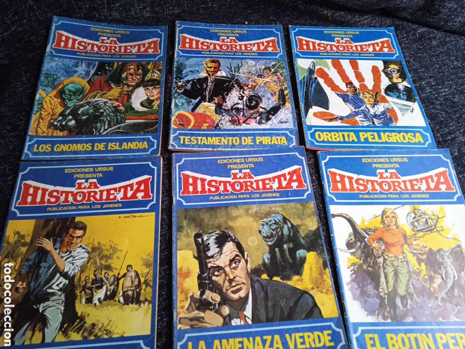 Comics : LA HISTORIETA -COLECCION COMPLETA 6 EJEMPLARES -ED. URSUS