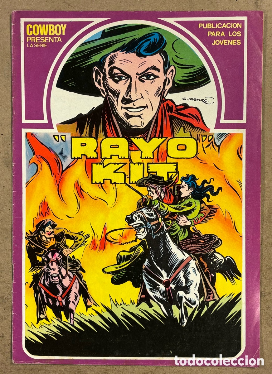 C&oacute;mics: COWBOY PRENSETA LA SERIE: &ldquo;RAYO KIT&rdquo;. URSUS EDICIONES 1982. - Foto 1