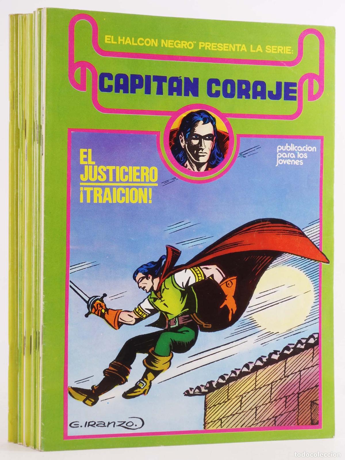 C&oacute;mics: EL HALC&Oacute;N NEGRO PRESENTA CAPITAN CORAJE 1 A 16. COMPLETA (G. Iranzo) Ursus, 1982