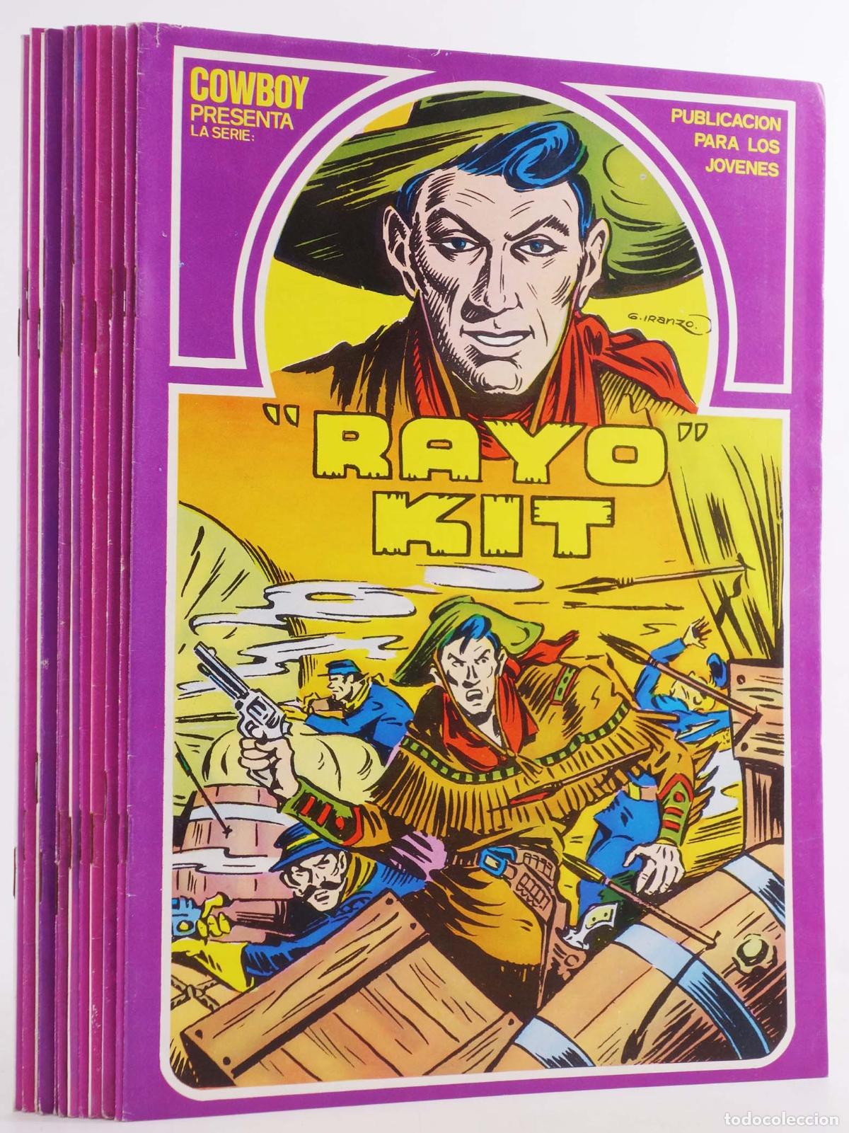 C&oacute;mics: COWBOY PRESENTA RAYO KIT 1 A 12. Ursus, 1982