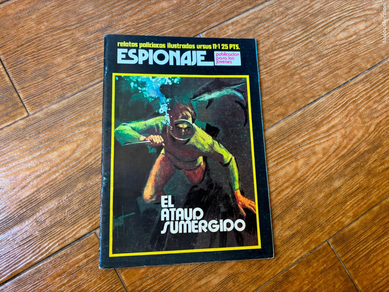 Comics: ESPIONAJE N&ordm; 1 RELATOS DE ILUSTRADOS EDITORIAL URSUS- 1974