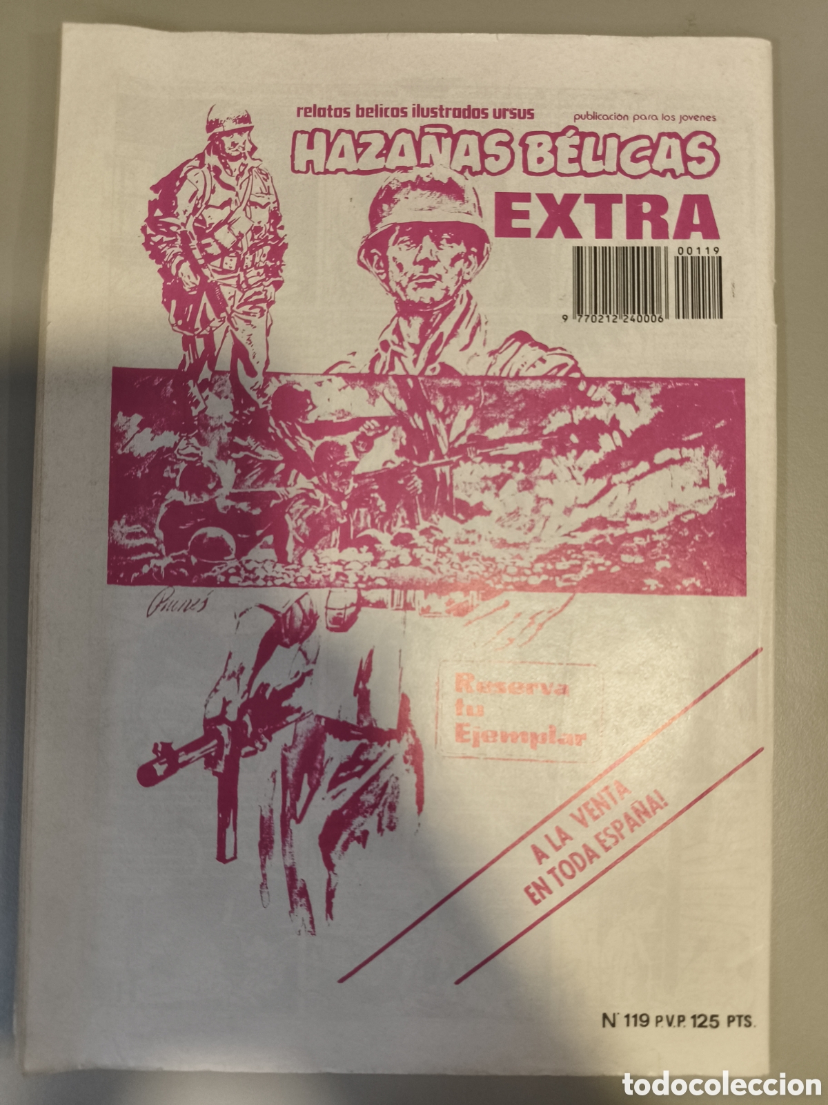 C&oacute;mics: Zona de Combate 119 Relatos b&eacute;licos - Foto 2