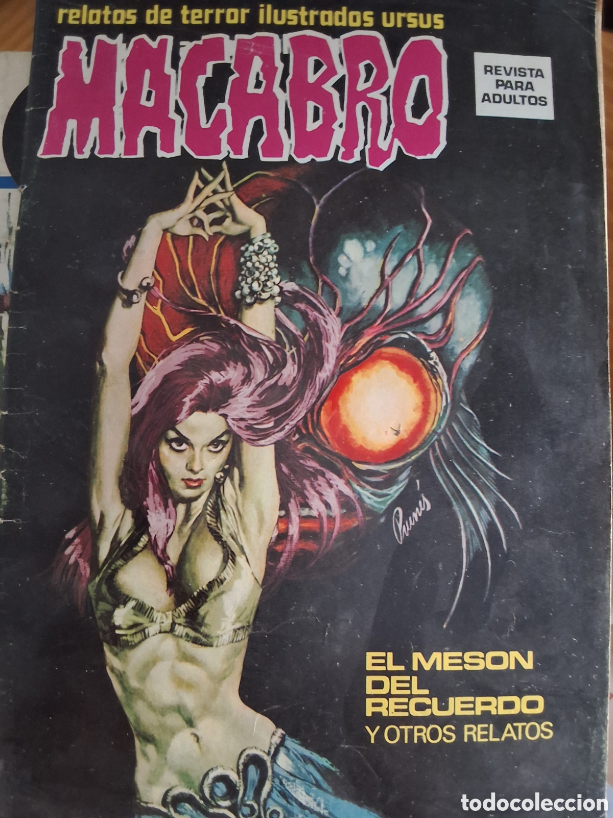 C&oacute;mics: Macabro comic terror n&uacute;mero 11 a&ntilde;o 1975 edita ursus