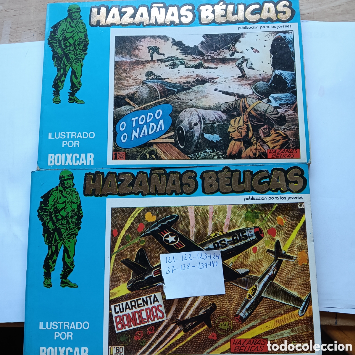 Comics: HAZA&Ntilde;AS BELICAS 2 TOMOS RETAPADOS