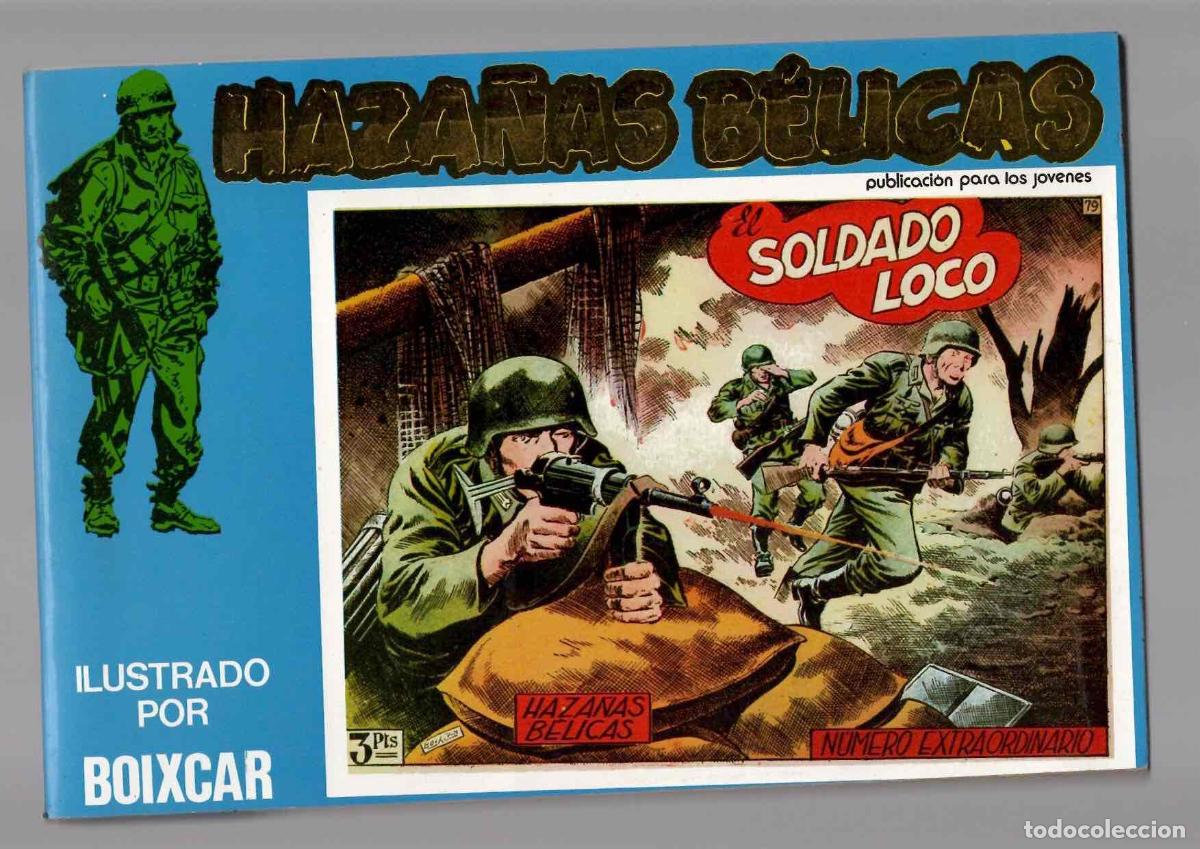Comics: HAZA&Ntilde;AS BELICAS EXTRA N&ordm; 8 N&ordm; 129 AL 132. BOIXCAR. URSUS 1979