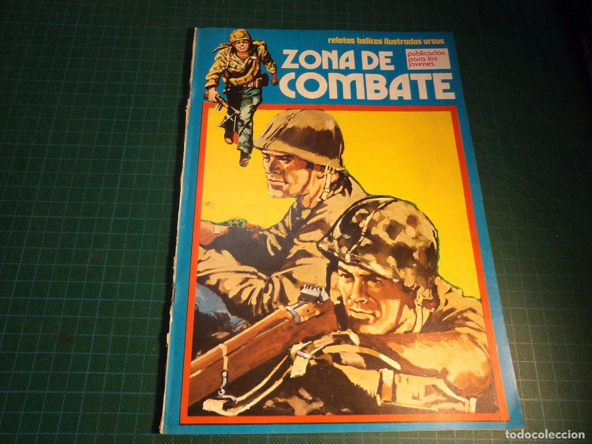 C&oacute;mics: Zona de combate. N&ordm; 106. Ursus. Procede de retapado. Tiene el lomo abierto.
