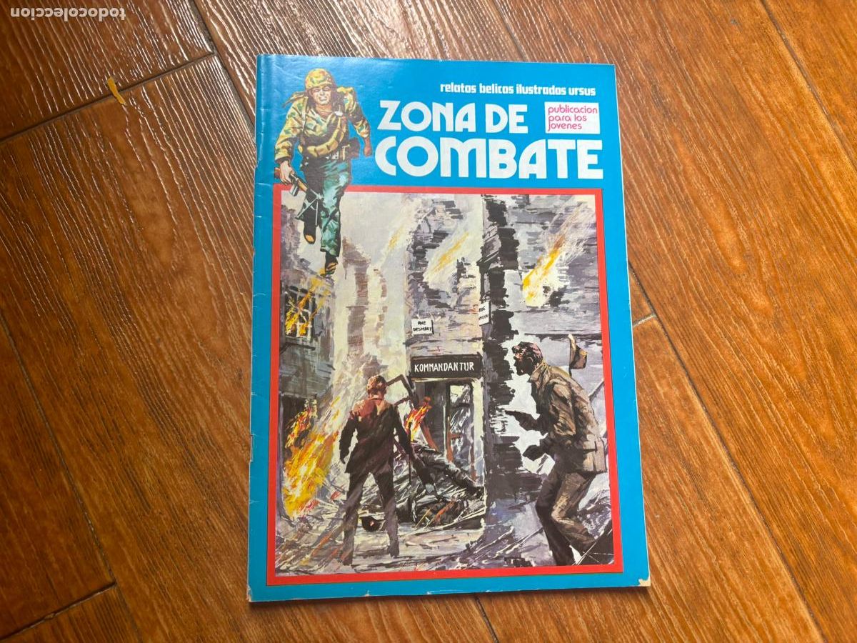 C&oacute;mics: ZONA DE COMBATE N&ordm; 124 EDITORIAL URSUS 1975