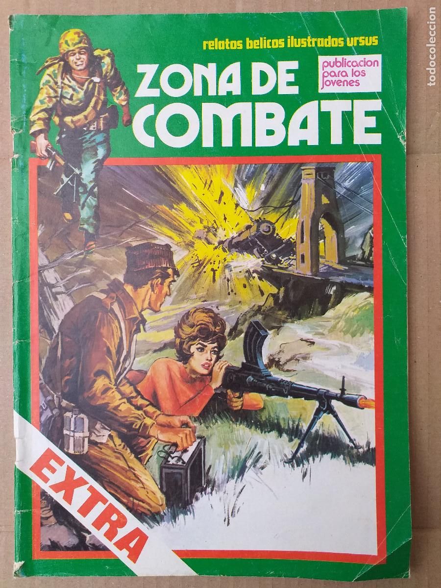 Comics: ZONA DE COMBATE EXTRA - N&ordm; 43 - Acci&oacute;n, Aventura, B&eacute;lico, Juvenil - 1980 EDICIONES URSUS