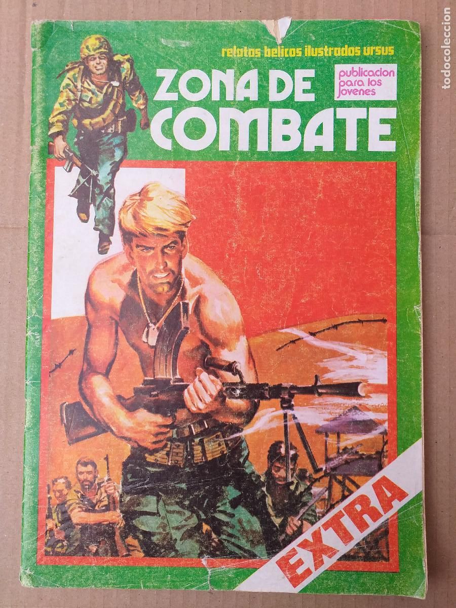 C&oacute;mics: ZONA DE COMBATE EXTRA - N&ordm; 19 - Acci&oacute;n, Aventura, B&eacute;lico, Juvenil - 1979 EDICIONES URSUS