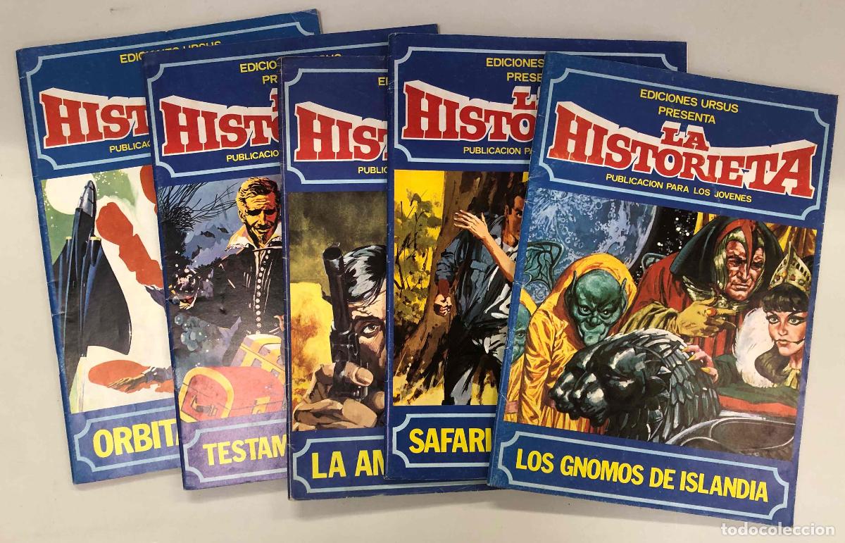 Comics : LA HISTORIETA PUBLICACION PARA JOVENES N&ordm; 1, 2, 3, 5, 6. EDICIONES URSUS 1980