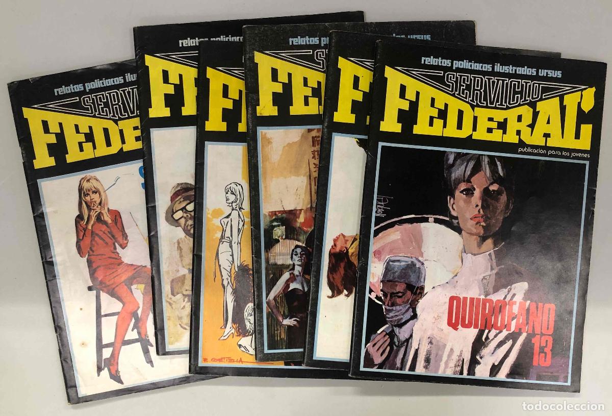 Fumetti: SERVICIO FEDERAL N&ordm; 1 AL 6, COMPLETA. URSUS 1980