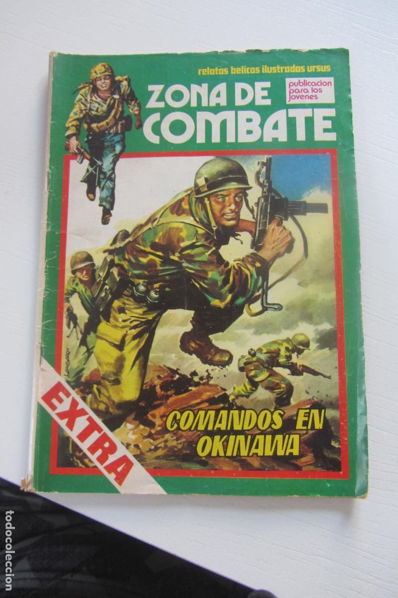 C&oacute;mics: ZONA DE COMBATE EXTRA VERDE N&ordm; 9. COMANDOS EN OKINAWA. MARCELO PAG&Eacute;S. RELATOS B&Eacute;LICOS. URSUS, arx95