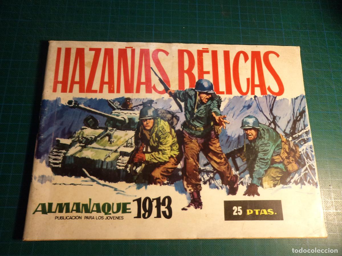 C&oacute;mics: Haza&ntilde;as Belicas. Almanaque 1973. Ursus. Buen estado.