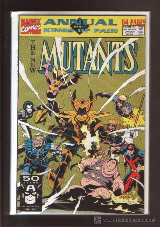 C&oacute;mics: NEW MUTANTS ANNUAL #7 NM, MARVEL COMICS 1991 - Foto 3