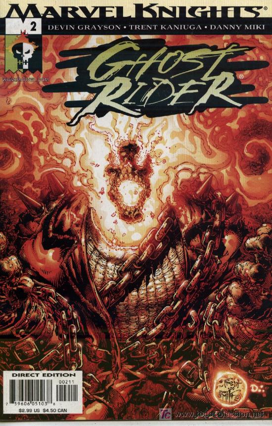 C&oacute;mics: Ghost Rider: vol. III  -  n&ordm; 1  -  Ed. Marvel  2001 - Foto 1