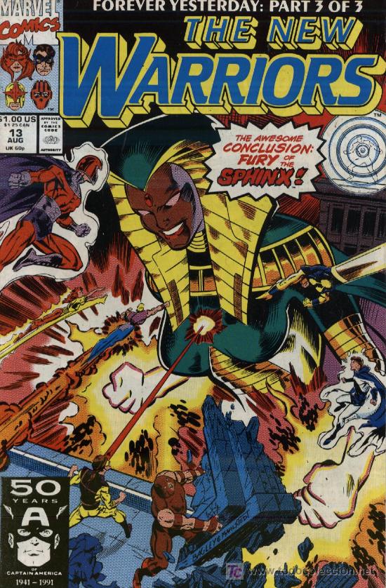 Comics: The New Warriors  -  n&ordm; 13  -  Ed. Marvel  1991