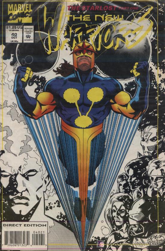C&oacute;mics: The New Warriors  -  n&ordm; 40  -  Ed. Marvel  1993 - Foto 1