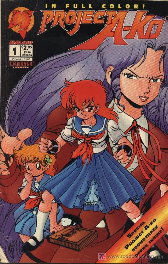 Comics: Project A-Ko: vol. I  -  Ed. Malibu  1994