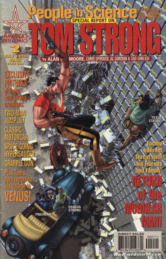 C&oacute;mics: Tom Strong  -  n&ordm; 2  -  Ed. Americas Best Comics  1999 - Foto 1
