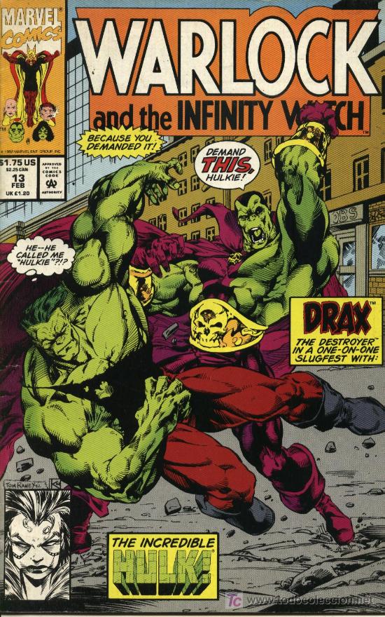 C&oacute;mics: Warlock and the infinity watch  -  n&ordm; 13  -  Ed. Marvel  1993 - Foto 1