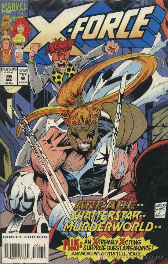 C&oacute;mics: X Force  -  n&ordm; 29  -  Ed. Marvel  1993