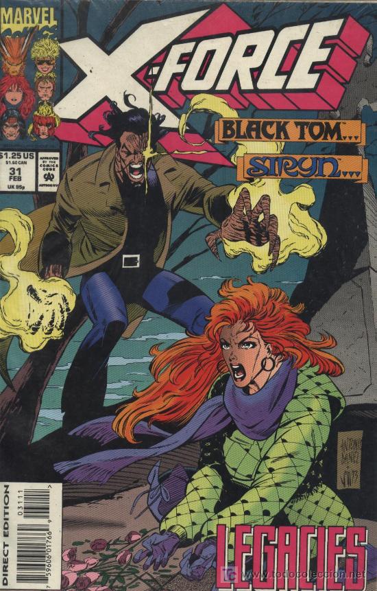 C&oacute;mics: X Force  -  n&ordm; 31  -  Ed. Marvel  1993